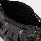 Sac Le Cagole Mini - Balenciaga - Cuir - Noir