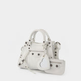Sac Neo Cagole XS en Cuir Blanc