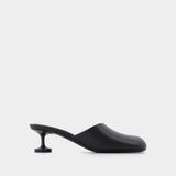 Mules Lady M50 en Cuir Noir