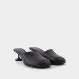 Mules Lady M50 en Cuir Noir