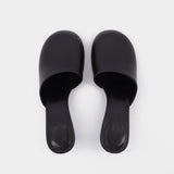 Mules Lady M50 en Cuir Noir