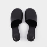 Mules Lady M50 en Cuir Noir