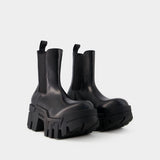 Bottes Bulldozer - Balenciaga - Cuir - Noir