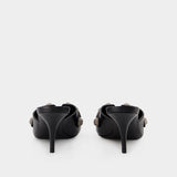 Mules Cagole M70 - Balenciaga - Cuir - Noir