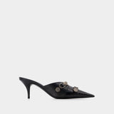 Mules Cagole M70 - Balenciaga - Cuir - Noir