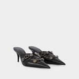 Mules Cagole M70 - Balenciaga - Cuir - Noir