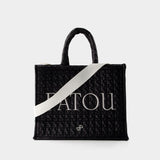 Tote Bag Patou Large - Patou - Coton - Black Ski Slope