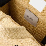 Cabas Patou Small - PATOU - Raphia - Beige