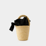 Sac À Main Bucket - PATOU - Raphia - Vanilla