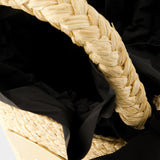 Sac À Main Bucket - PATOU - Raphia - Vanilla