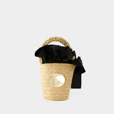 Sac À Main Bucket - PATOU - Raphia - Vanilla