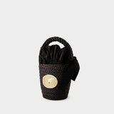 Sac À Main Bucket - PATOU - Raphia - Noir