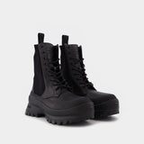 Bottines Trace Sm35A en Cuir Noir