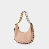 Sac Frayme Hobo Zip en Cuir Rose
