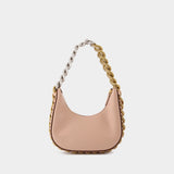 Sac Frayme Hobo Zip en Cuir Rose