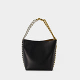 Sac Hobo Frame Bucket - Stella Mccartney - Cuir Vegan - Noir