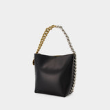 Sac Hobo Frame Bucket - Stella Mccartney - Cuir Vegan - Noir