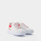 Baskets New Court en Cuir Blanc