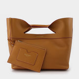 Sac The Bow Small en Cuir Marron