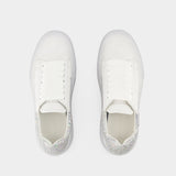 Sneakers Deck Plimsoll - Alexander Mcqueen - Cuir - Blanc