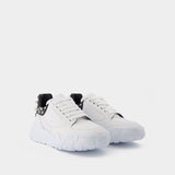 Baskets Larry en Cuir Blanc