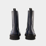 Bottes Chelsea - Alexander McQueen - Cuir - Anthracite
