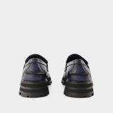 Mocassins - Alexander McQueen - Cuir - Anthracite