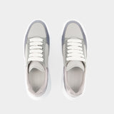 Sneakers Court Trainers - Alexander McQueen - Cuir - Gris