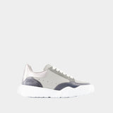 Sneakers Court Trainers - Alexander McQueen - Cuir - Gris