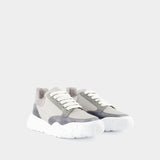 Sneakers Court Trainers - Alexander McQueen - Cuir - Gris