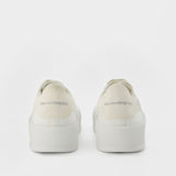 Sneakers Deck Plimsoll - Alexander Mcqueen - Toile - Blanc