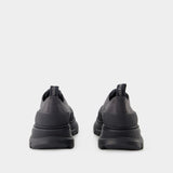 Sneakers Tread Slick Low - Alexander Mcqueen - Cuir - Anthracite