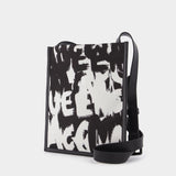 Étui Pour Téléphone en Polyester Noir & Blanc