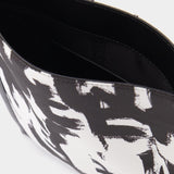 Étui Pour Téléphone en Polyester Noir & Blanc