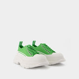 Baskets Tread en Toile Vert