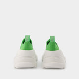 Baskets Tread en Toile Vert