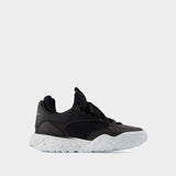Sneakers Court - Alexander Mcqueen - Cuir - Noir/Blanc