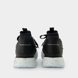 Sneakers Court - Alexander Mcqueen - Cuir - Noir/Blanc