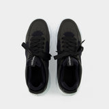 Sneakers Court - Alexander Mcqueen - Cuir - Noir/Blanc