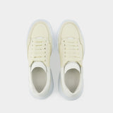 Sneakers Court - Alexander Mcqueen - Cuir - Crème/Blanc