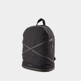 Sac À Dos Harness - Alexander Mcqueen - Cuir - Noir