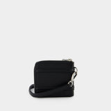 Portefeuille Zip Around Billfold - Alexander Mcqueen - Cuir - Noir