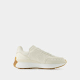 Sneakers Sprint - Alexander Mcqueen - Cuir - Beige