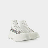 Sneakers Tread Slick - Alexander Mcqueen - Toile - Blanc