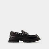 Mocassins Wander - Alexander Mcqueen - Cuir - Noir