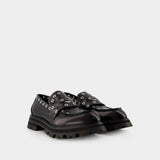 Mocassins Wander - Alexander Mcqueen - Cuir - Noir