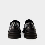 Mocassins Wander - Alexander Mcqueen - Cuir - Noir