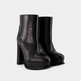 Bottines - Alexander McQueen - Cuir - Noir