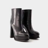 Bottines 120 Mm - Alexander Mcqueen - Cuir - Noir