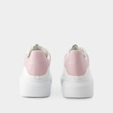 Sneakers Oversized - Alexander Mcqueen - Cuir - Noir/Blanc